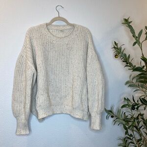 goumi knit cream sweater large/extra large
